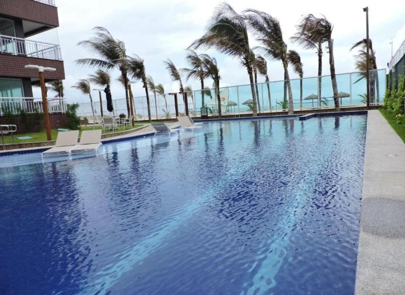 Apto Vista Mar E Pe Na Areia No Beach Way A 300M Do Beach Park Aquiraz Extérieur photo